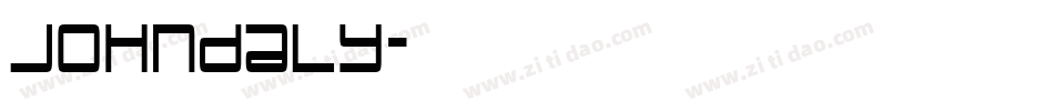 JohnDaly字体转换