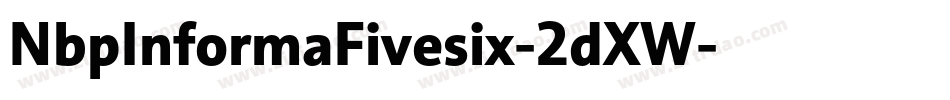 NbpInformaFivesix-2dXW字体转换