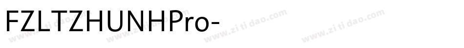 FZLTZHUNHPro字体转换
