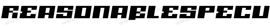 ReasonableSpeculation字体转换