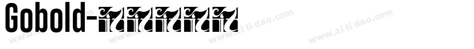 Gobold字体转换