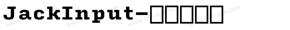 JackInput字体转换