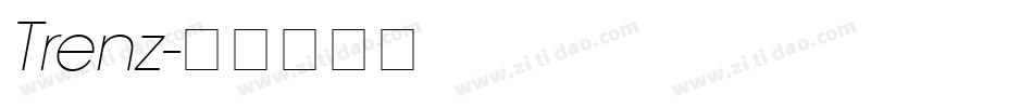 Trenz字体转换