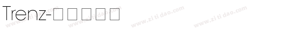 Trenz字体转换