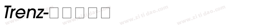 Trenz字体转换
