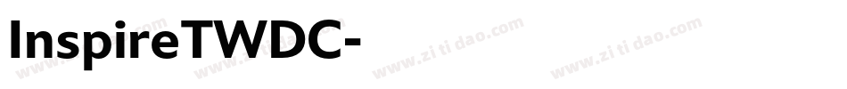 InspireTWDC字体转换