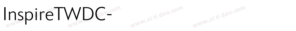 InspireTWDC字体转换