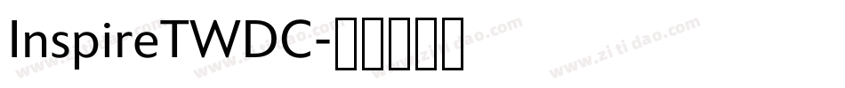 InspireTWDC字体转换