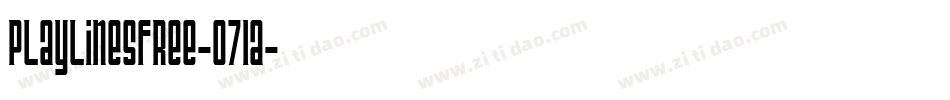 PlaylinesFree-o71a字体转换