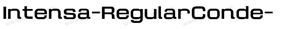 Intensa-RegularConde字体转换