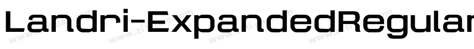 Landri-ExpandedRegular字体转换
