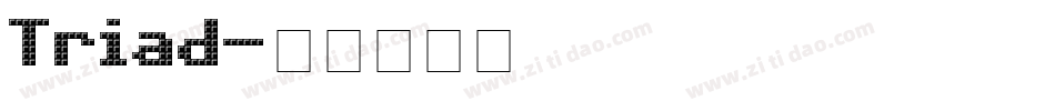 Triad字体转换