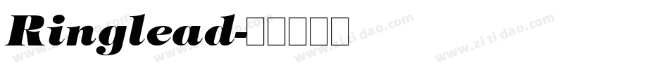 Ringlead字体转换