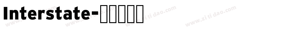 Interstate字体转换