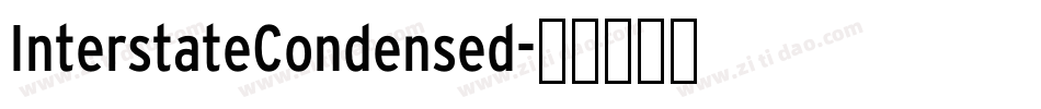InterstateCondensed字体转换