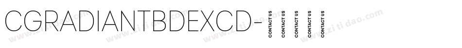 CgRadiantBdExCd字体转换