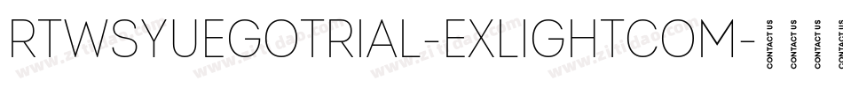 RTWSYueGoTrial-ExLightCom字体转换