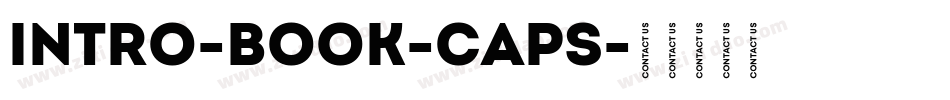 Intro-Book-Caps字体转换
