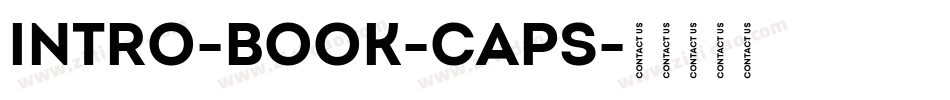 Intro-Book-Caps字体转换