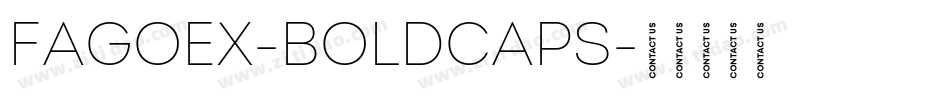 FagoEx-BoldCaps字体转换