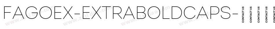FagoEx-ExtraBoldCaps字体转换