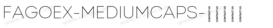 FagoEx-MediumCaps字体转换