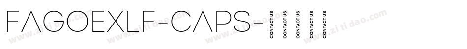 FagoExLf-Caps字体转换