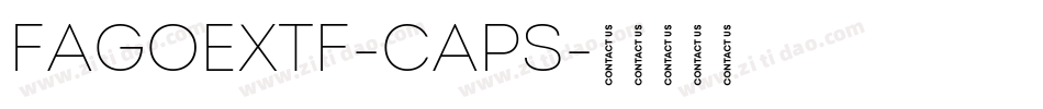 FagoExTf-Caps字体转换