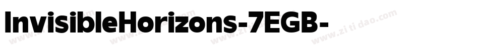 InvisibleHorizons-7EGB字体转换