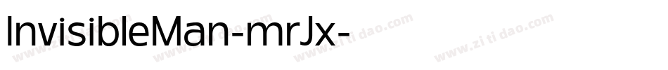 InvisibleMan-mrJx字体转换