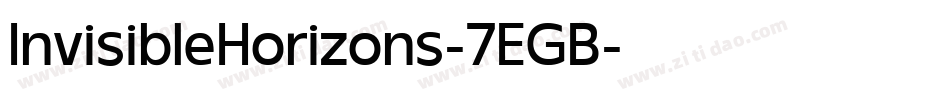 InvisibleHorizons-7EGB字体转换