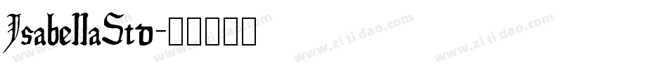 IsabellaStd字体转换