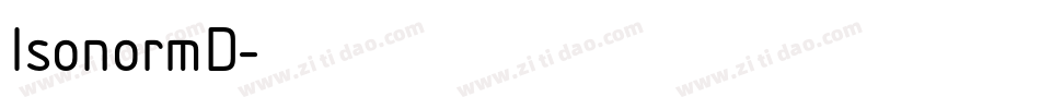 IsonormD字体转换