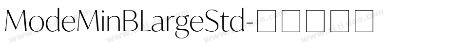 ModeMinBLargeStd字体转换