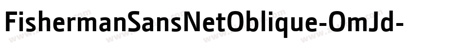 FishermanSansNetOblique-OmJd字体转换