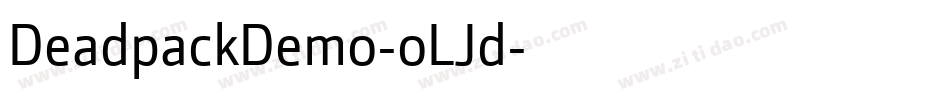 DeadpackDemo-oLJd字体转换