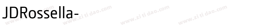 JDRossella字体转换