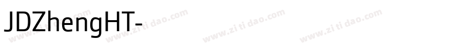 JDZhengHT字体转换