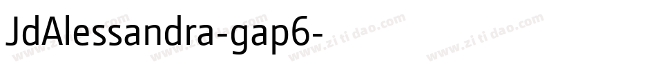 JdAlessandra-gap6字体转换
