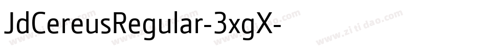 JdCereusRegular-3xgX字体转换