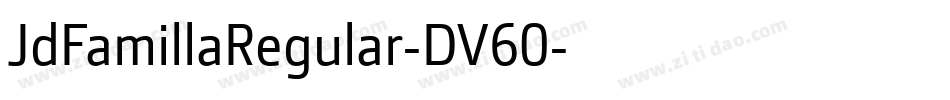 JdFamillaRegular-DV60字体转换