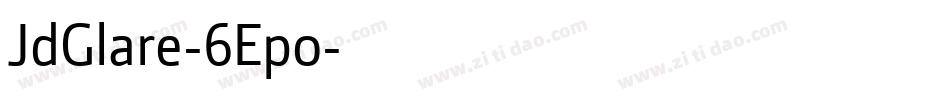 JdGlare-6Epo字体转换