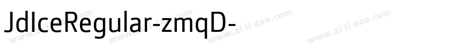 JdIceRegular-zmqD字体转换