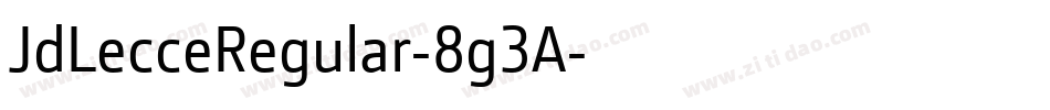 JdLecceRegular-8g3A字体转换