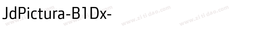 JdPictura-B1Dx字体转换