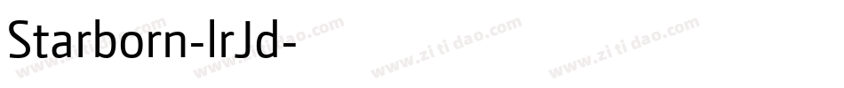 Starborn-lrJd字体转换