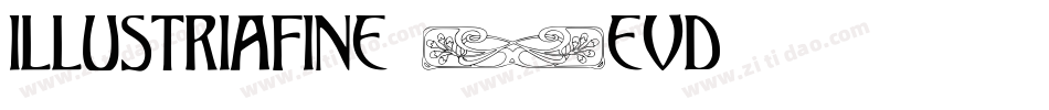 IllustriaFine-4EVD字体转换