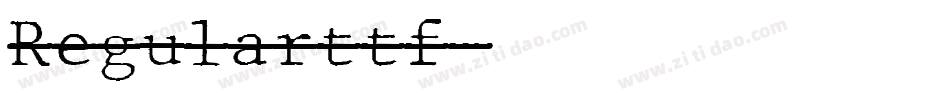 Regularttf字体转换 Regularttf字体转换
