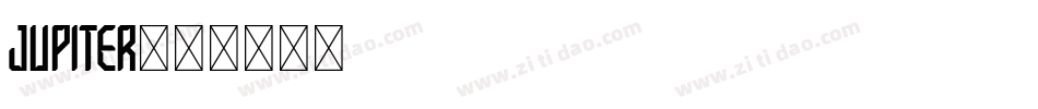 Jupiter字体转换