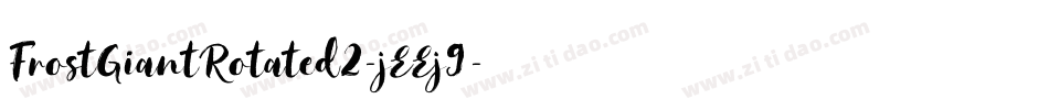 FrostGiantRotated2-jEEj9字体转换